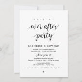 Invitation Elopement mariage, Heureusement Jamais Après La Fê (Devant)