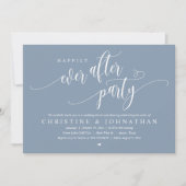 Invitation Elopement mariage, Heureusement Jamais Après La Fê (Devant)