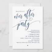 Invitation Elopement mariage, Heureusement Jamais Après La Fê (Devant)