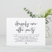 Invitation Elopement mariage, Heureusement Jamais Après La Fê (Debout devant)