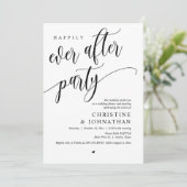 Invitation Elopement mariage, Heureusement Jamais Après La Fê (Debout devant)