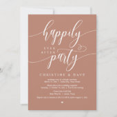 Invitation Elopement mariage, Heureusement Jamais Après La Fê (Devant)