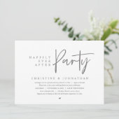 Invitation Elopement mariage, Heureusement Jamais Après La Fê (Debout devant)