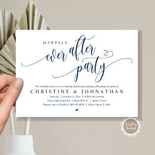 Invitation Elopement mariage, Heureusement Jamais Après La Fê