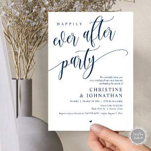Invitation Elopement mariage, Heureusement Jamais Après La Fê