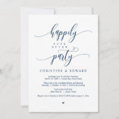 Invitation Elopement mariage, Heureusement Jamais Après La Fê (Devant)