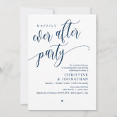 Invitation Elopement mariage, Heureusement Jamais Après La Fê (Devant)