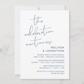 Invitation Elopement mariage, La Célébration Continue (Devant)