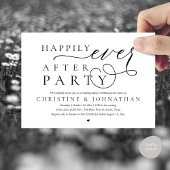 Invitation Elopement Mariage Moderne, Heureusement Jamais Apr