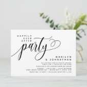 Invitation Elopement Mariage Moderne Heureusement Jamais Aprè (Debout devant)