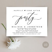 Invitation Elopement Mariage Moderne Heureusement Jamais Aprè