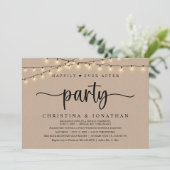 Invitation Elopement Mariage Rustique, Heureusement Jamais Ap (Debout devant)
