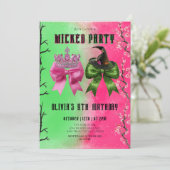 Invitation Elphaba & Glinda Thème Anniversaire (Debout devant)