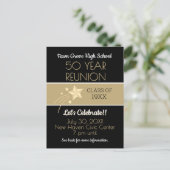Invitation Em ! Carte postale Réunion de 50e class (Debout devant)