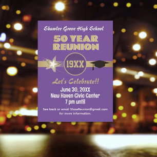 Invitation Em ! Toute année Classe Reunion Carte p