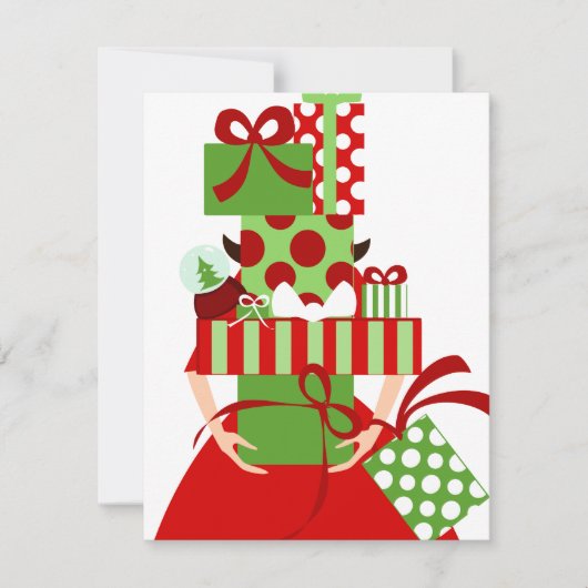 Invitation Emballage de cadeaux impossible (Devant)