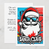 Invitation Emballage de Gangsta (Devant / Derrière)
