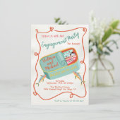 Invitation Emballé avec Amour Funky Sardine Party (Debout devant)