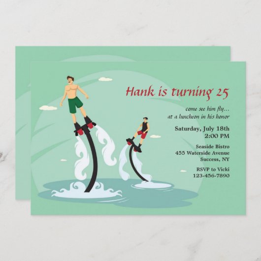 Invitation Embarquement  (Devant / Derrière)