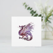 Invitation Emblème de Totem animal de Dragon Spirit (Debout devant)