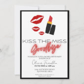 Invitation Embrasse la douche nuptiale (Devant)