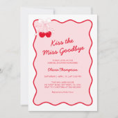 Invitation Embrasse la Fête des mariées Miss Adieu (Devant)
