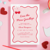 Invitation Embrasse la Fête des mariées Miss Adieu