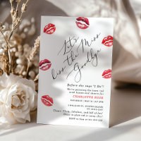 Embrasse la fête Miss Goodbye Bachelorette