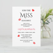 Invitation Embrasse le week-end de Miss Goodbye Bachelorette (Debout devant)