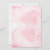 Invitation Embrasse l'invitation de manquer au revoir (Dos)