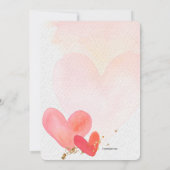 Invitation Embrasse l'invitation Miss Goodbye Bridal Shower (Dos)