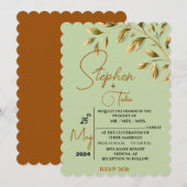 Invitation Embrassez l'élégance naturelle (Devant / Derrière)