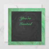 Invitation Emerald Cream et Black Party (Devant)