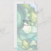 Invitation Emerald Dream : Le minimalisme d'élégance Mariage  (Dos)