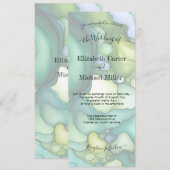 Invitation Emerald Dream : Le minimalisme d'élégance Mariage  (Devant / Derrière)