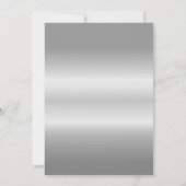 Invitation Emerald et Diamond 20e anniversaire de Mariage (Dos)