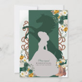 Invitation Emerald Green Elegant Western Charro Quinceanera (Dos)