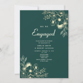 Invitation Emerald Green et Gold (Devant)