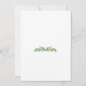 Invitation Emerald Green Fête d'engagement de courroie (Dos)
