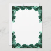 Invitation Emerald Green Gold Tiara Princess Quinceañera (Dos)