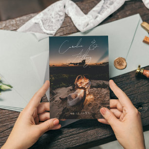 Invitation Emerald Green Magical Gold Mariage