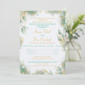 Invitation Emerald Green Mariage indien Inviter Anand Karaj (Debout devant)