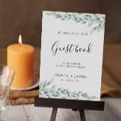 Invitation Emerald Green Mariage Livre d'or Modèle des signes