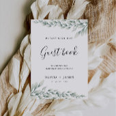 Invitation Emerald Green Mariage Livre d'or Modèle des signes