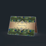 Invitation Emerald Green Royal Indian Peacock Mariage<br><div class="desc">Elégant paon vert émeraude plumes de paon indien invitations mariage paon. Formellement vert émeraude,  or et bleu roi plumes paon paon paon invitations de mariage indien paon. Customisez avec votre choix de texte,  de styles de police et de couleurs de police.</div>