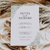 Invitation Emerald Green Wedding invite Modèle