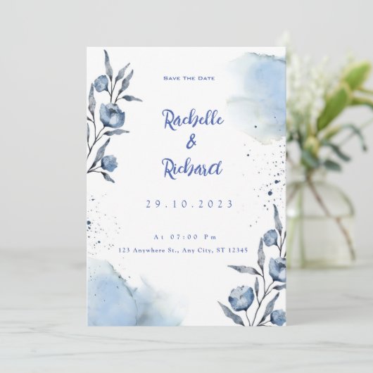 Invitation Emerald Greenery All In One (Debout devant)