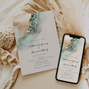 Invitation Emerald Isle Mariage