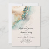 Invitation Emerald Isle Mariage (Devant)