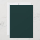 Invitation Emerald Nocturne Anemone Wedding (Dos)